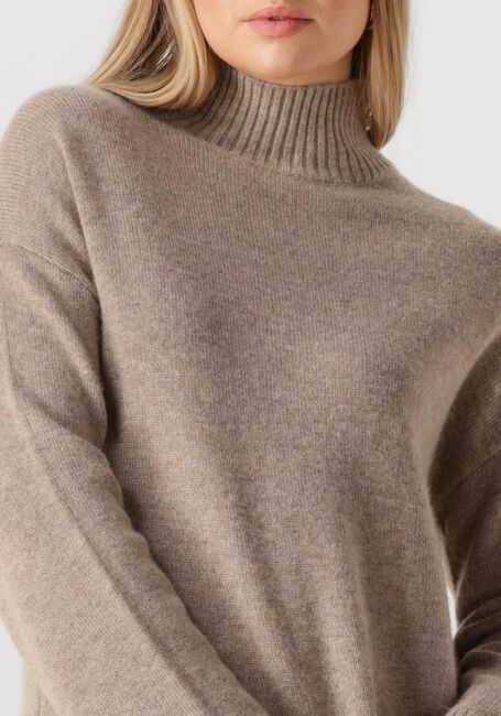 Beige SELECTED WOMEN Pullover SLFCILLE CASHMERE BLEND HIGH  NECK NOOS - large