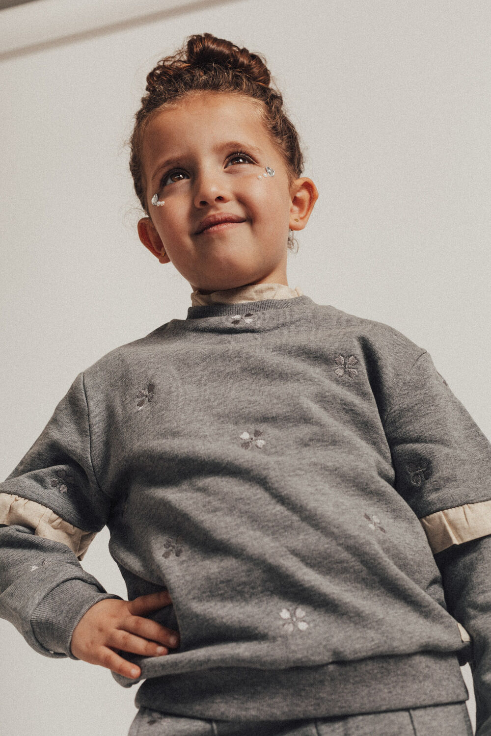 Graue BAJE STUDIO Sweatshirt DERBY - large