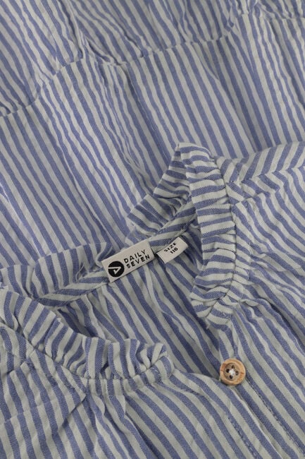 Blaue DAILY7 Minikleid DRESS STRIPE RUFFLE - large
