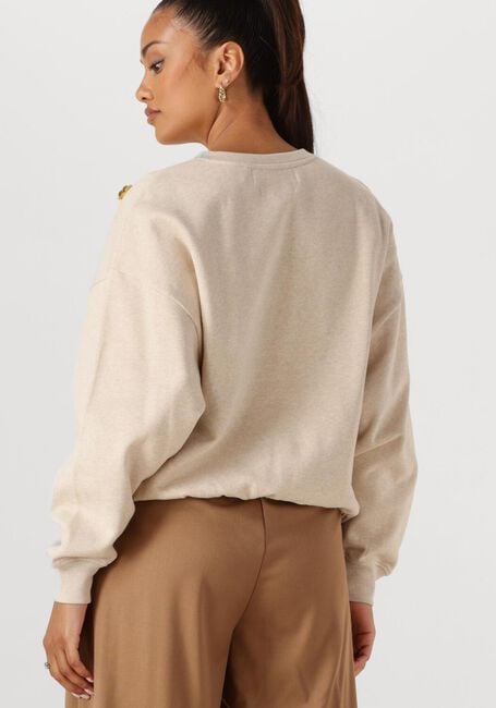 Beige NUKUS Pullover BEATRIZ PULLOVER FLOWER - large