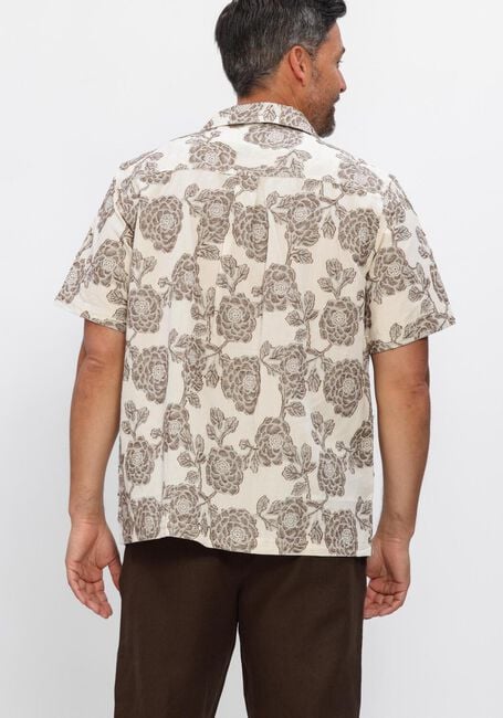 Beige LES DEUX Casual-Oberhemd LESLEY FLOWER JACQUARD SS SHIRT - large