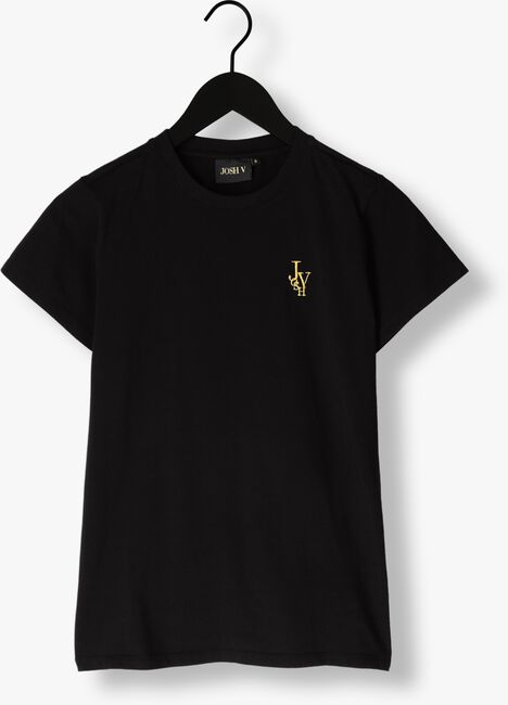 Schwarze JOSH V T-shirt JV ZOE EMBROIDERY - large