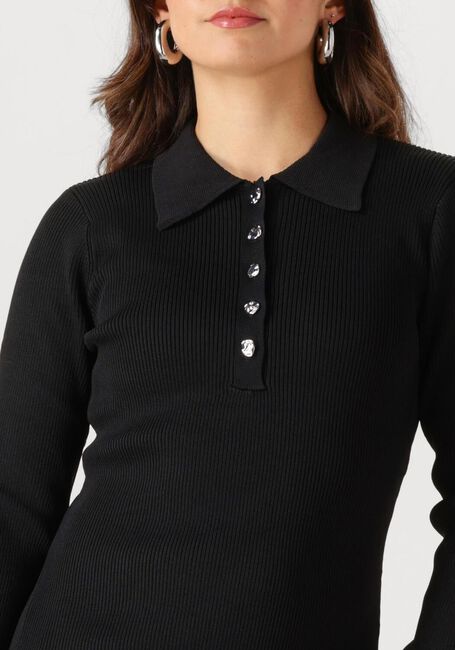 Schwarze Y.A.S. Midikleid YASNAMA LS KNIT DRESS - large