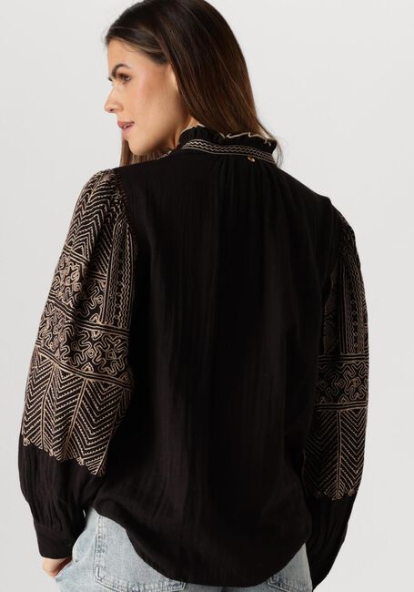 Schwarze ANTIK BATIK Blusen SVETLANA BLOUSE - large