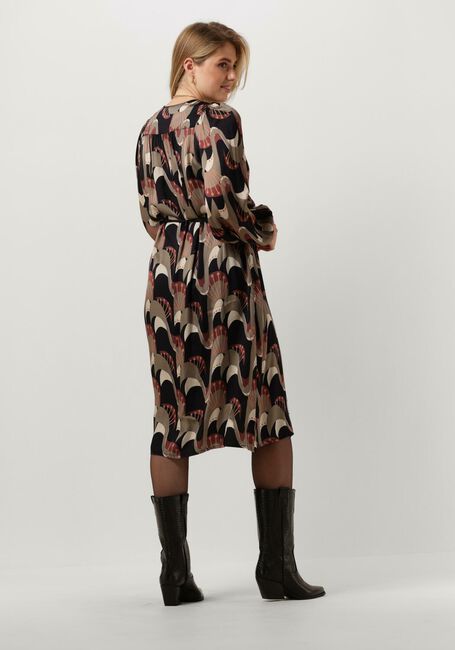 Mehrfarbige/Bunte SUMMUM Midikleid DRESS ABSTRACT PEACOCK - large