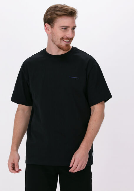 Schwarze WOODBIRD T-shirt STAIN BACK TEE - large