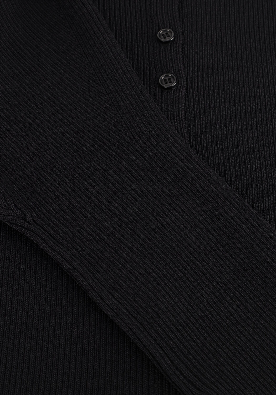 Schwarze NEO NOIR Strickjacke BRIANO STITCH KNIT CARDIGAN - large