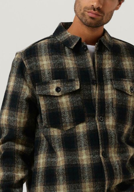 Dunkelblau ANERKJENDT Overshirt AKLION THICK CHECK OVERSHIRT - large