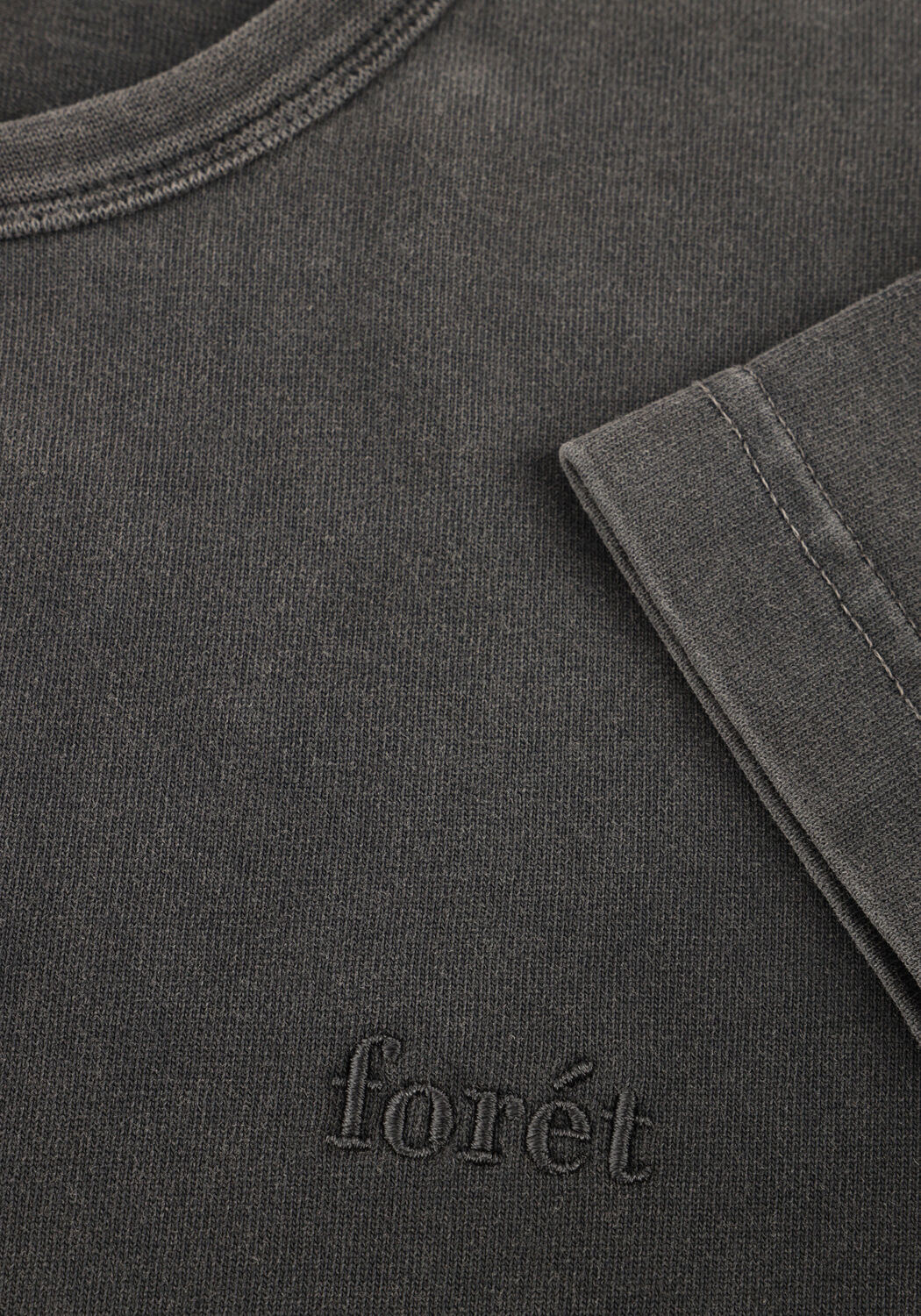 Dunkelgrau FOR&Eacute;T T-shirt OAK FADED WASH T-SHIRT - large