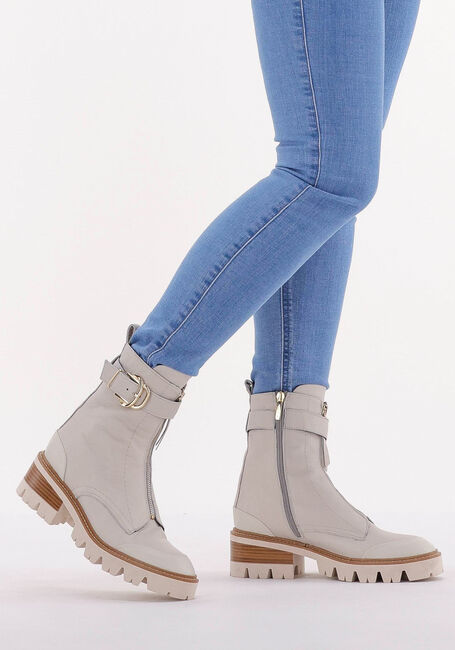 Beige NOTRE-V Biker Boots AP1001 - large