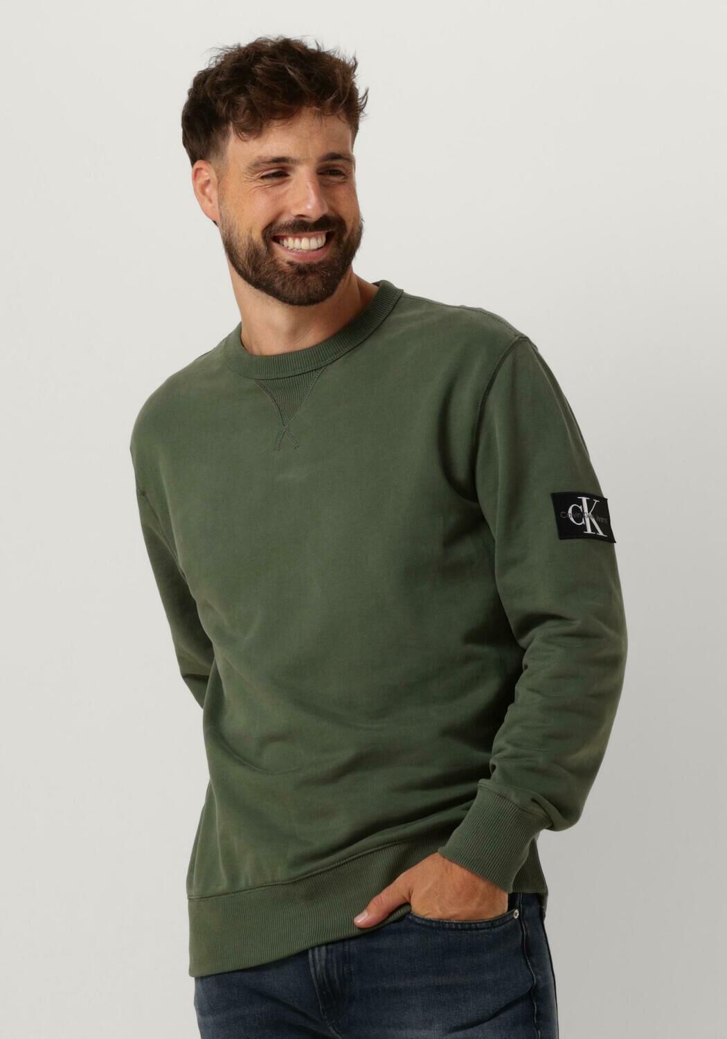 Crew neck calvin klein shop