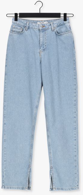 Hellblau NA-KD Mom jeans HIGH WAIST SIDE SLIT DENIM - large