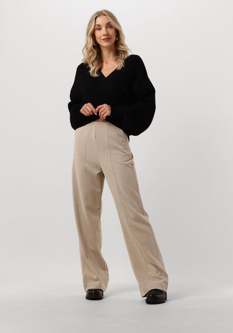 Schwarze MSCH COPENHAGEN Pullover MSCHZINELLE RACHELLE WRAP PULLOVER - large