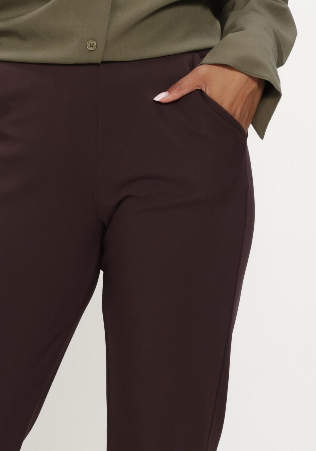 Bordeaux STUDIO ANNELOES Schlaghose Flair LONG bonded trousers - large