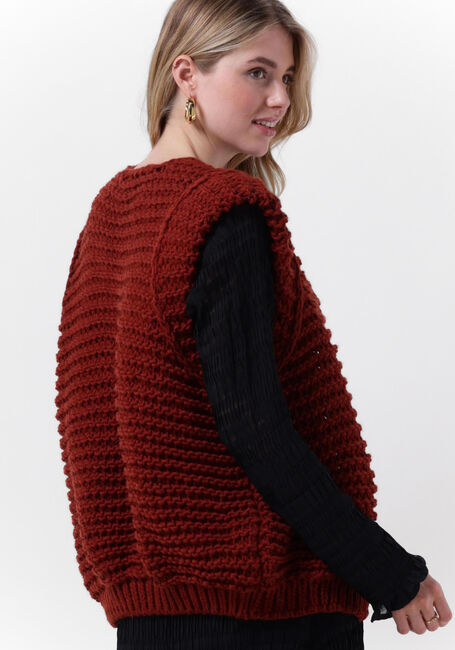 Rote NOTRE-V Gilet KNIT GILET - large