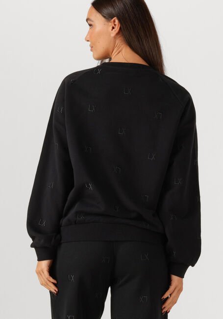 Schwarze ALIX THE LABEL Sweatshirt KNITTED LOGO SWEATER - large