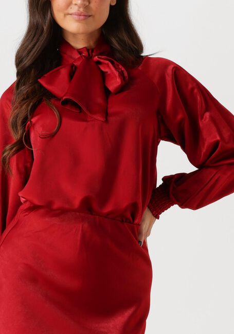 Rote MY ESSENTIAL WARDROBE Blusen ESTELLEMW SCARF BLOUSE - large