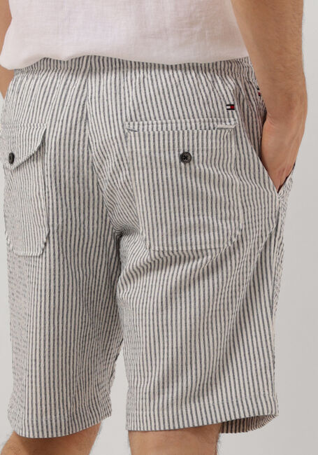 Blaue TOMMY HILFIGER Kurze Hose HARLEM SEERSUCKER STRIPE PO - large
