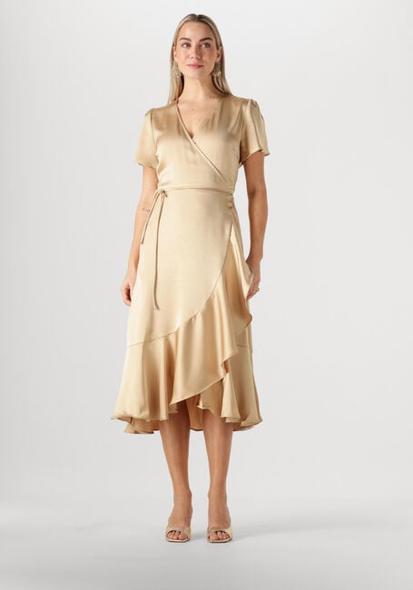Goldfarbene NOTRE-V Midikleid NV-FRIDA - large