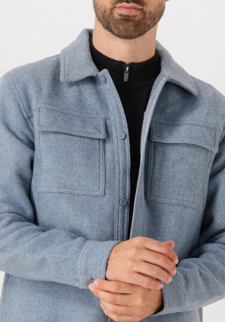 Hellblau PURE PATH Overshirt REGULAR FIT FLANNEL OVERSHIRTS - large