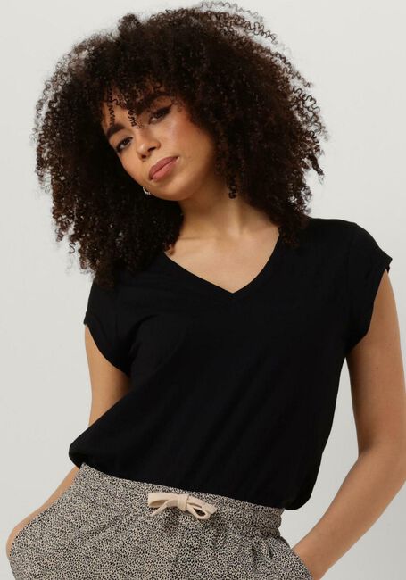 Schwarze CC HEART T-shirt BASIC V-NECK TSHIRT - large