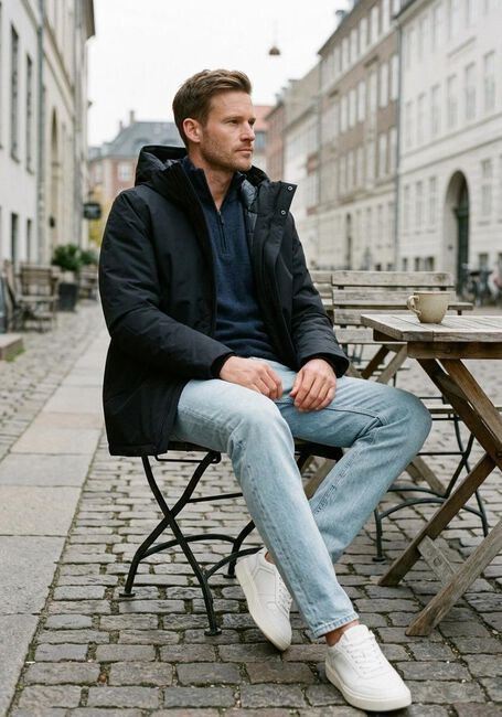 Dunkelblau ELVINE Parkas VHINNER - large