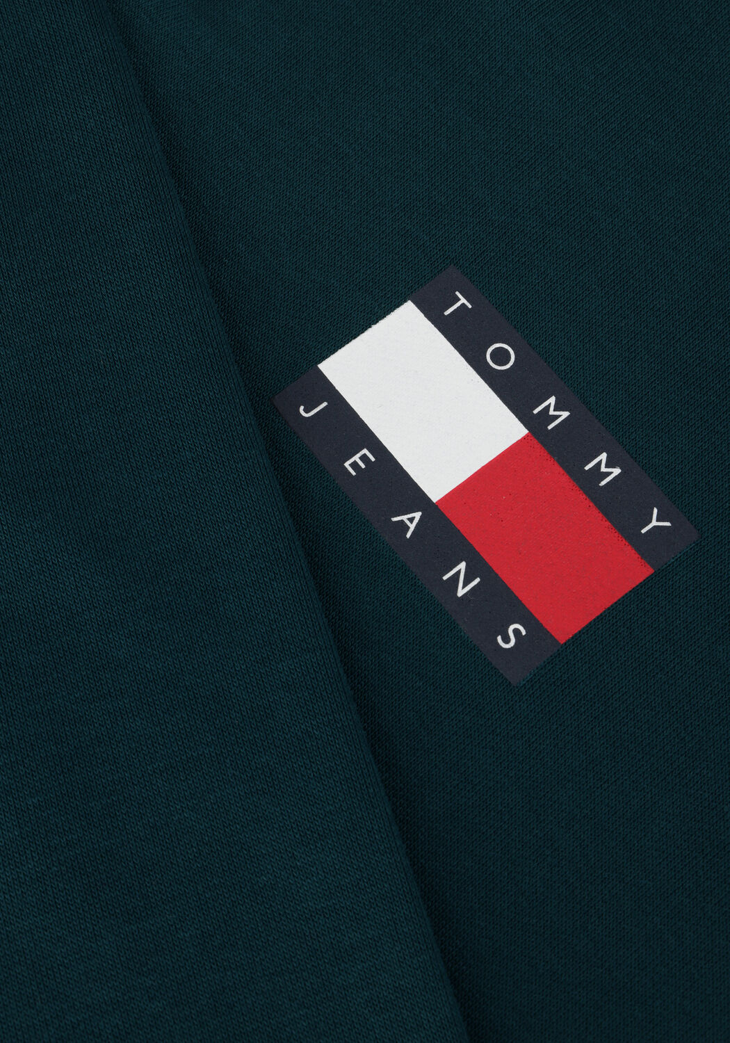 Gr&uuml;ne TOMMY JEANS Pullover & Cardigans TJM REG ESSENTIAL FLAG HOOD EXT - large