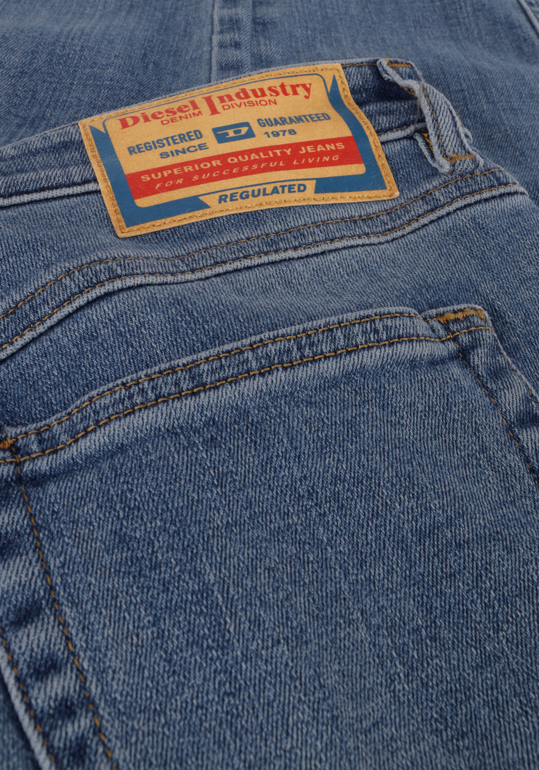 Hellblau DIESEL Slim fit jeans 2015 BABHILA - large