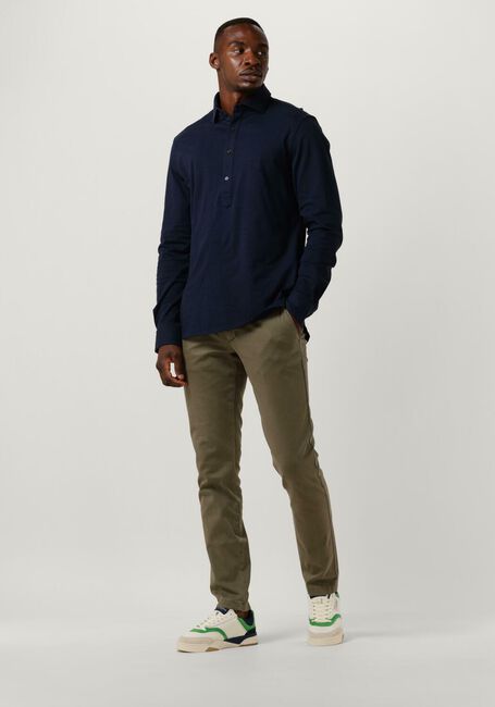 Dunkelblau TOMMY HILFIGER Casual-Oberhemd DC PIQUE POPOVER RF SHIRT - large