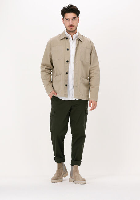 Beige SELECTED MEN Overshirt SLHLOOSETONY OVERSHIRT LS W - large