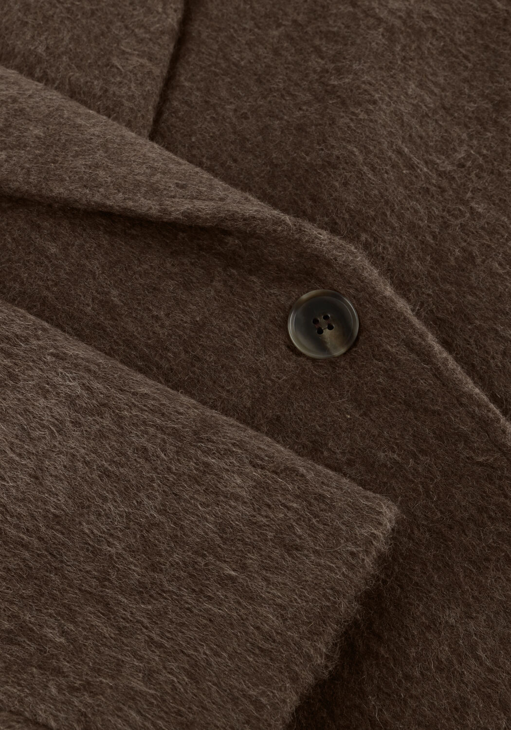 Braune OMODA ATELIER M&auml;ntel OM-LOULOU COAT - large