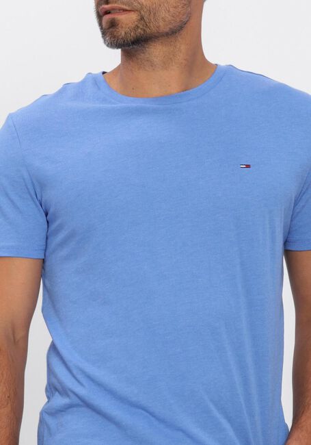 Blaue TOMMY JEANS T-shirt TJM XSLIM JASPE HTR TEE EXT - large
