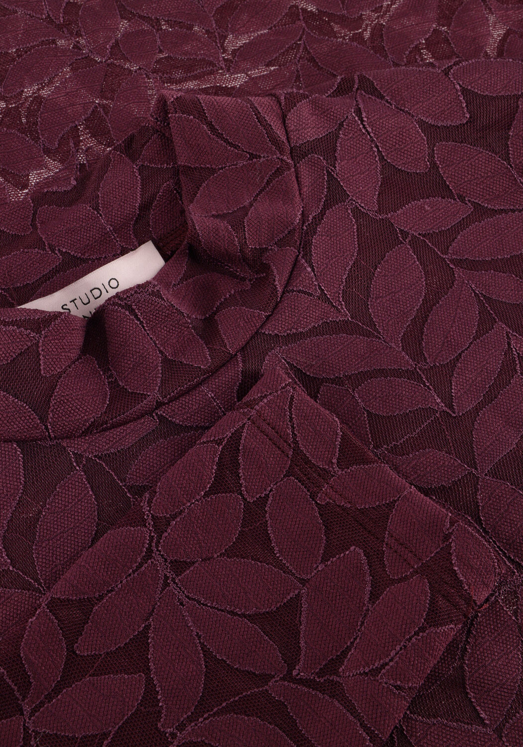 Bordeaux STUDIO ANNELOES Top REAGAN LACE TOP - large