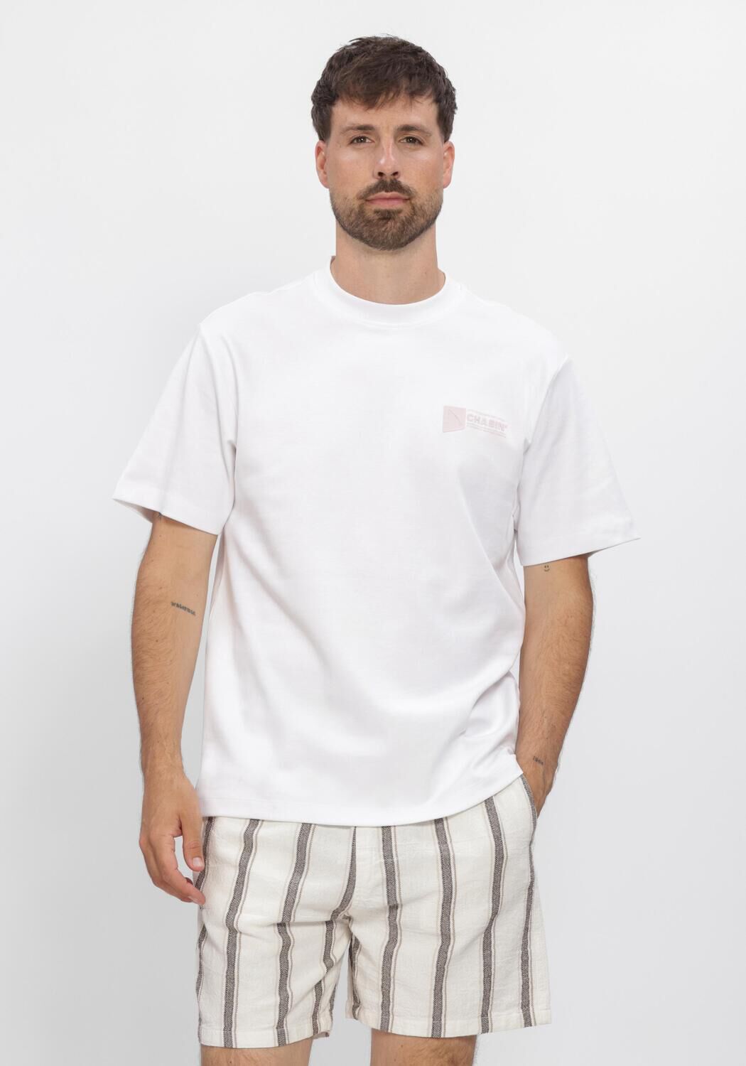 Wei&szlig;e CHASIN T-shirt 52110080_IDO TEE - large