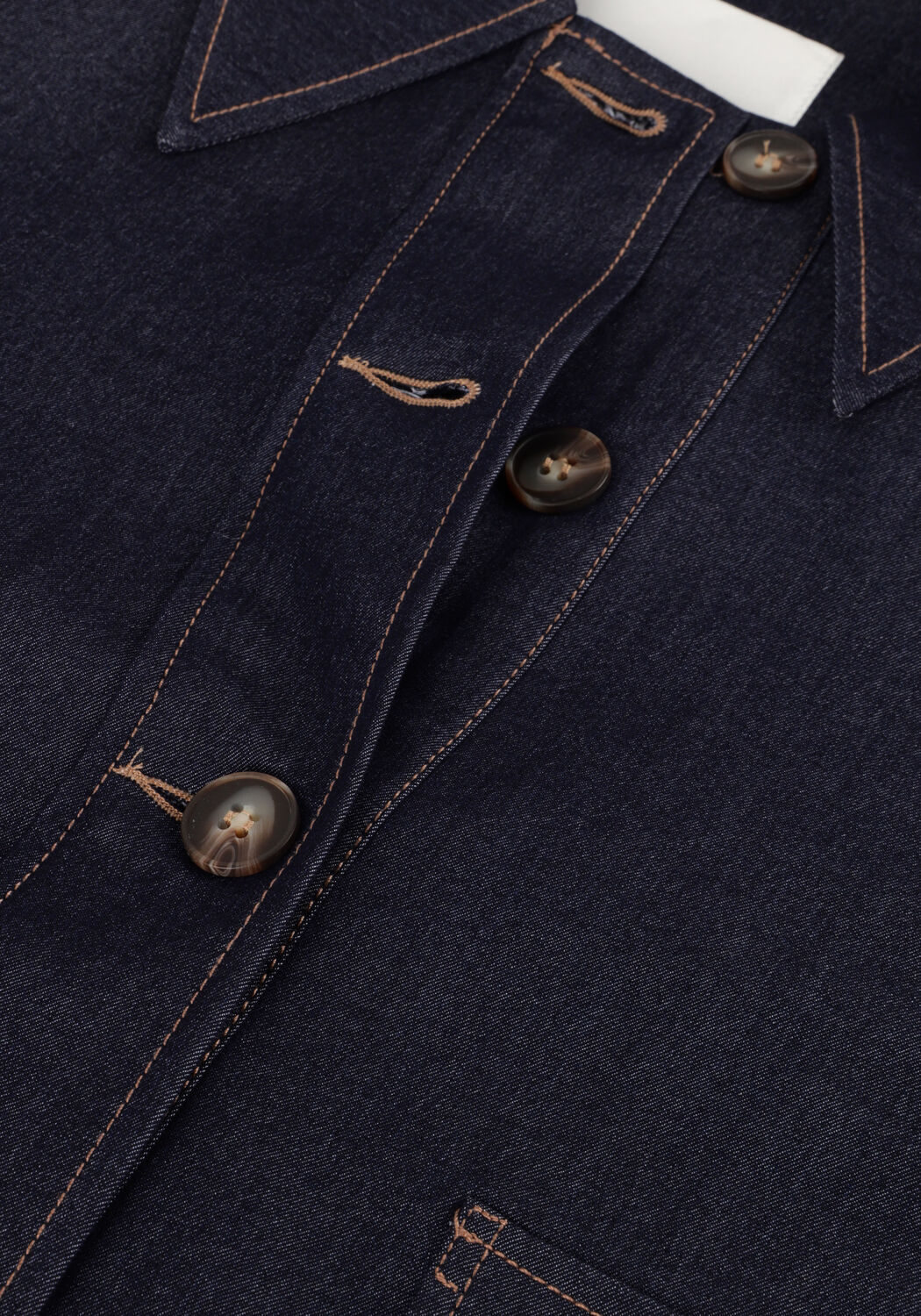 Dunkelblau CO'COUTURE Blusen TERRY DENIM JACKET - large