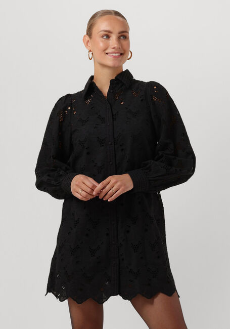 Schwarze Y.A.S. Minikleid YASTEALA LS SHIRT DRESS S. - large