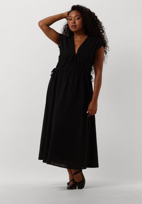 Schwarze MODSTRÖM Midikleid INDIAMD DRESS - large