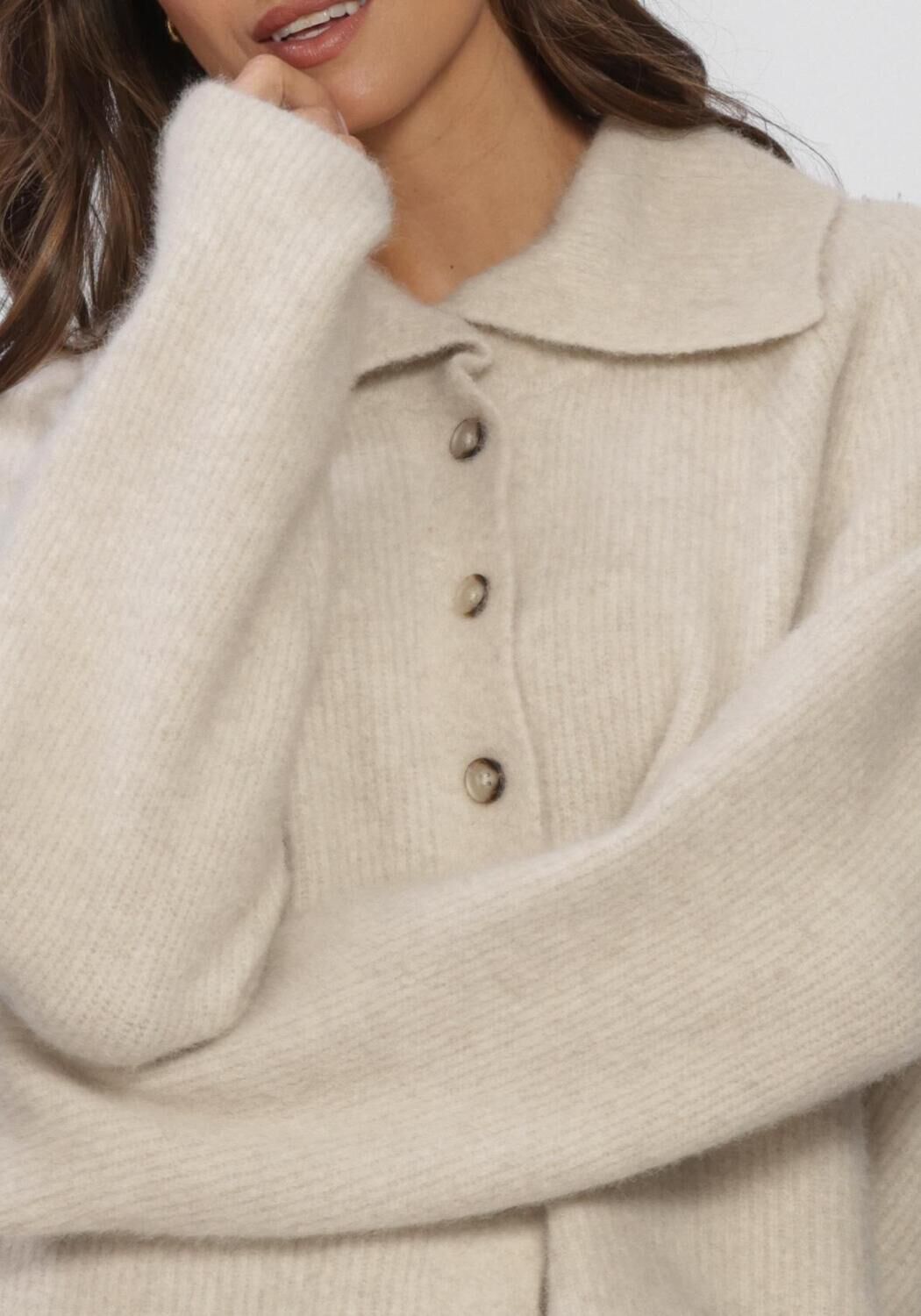Beige KNIT-TED Strickjacke MILO CARDIGAN - large