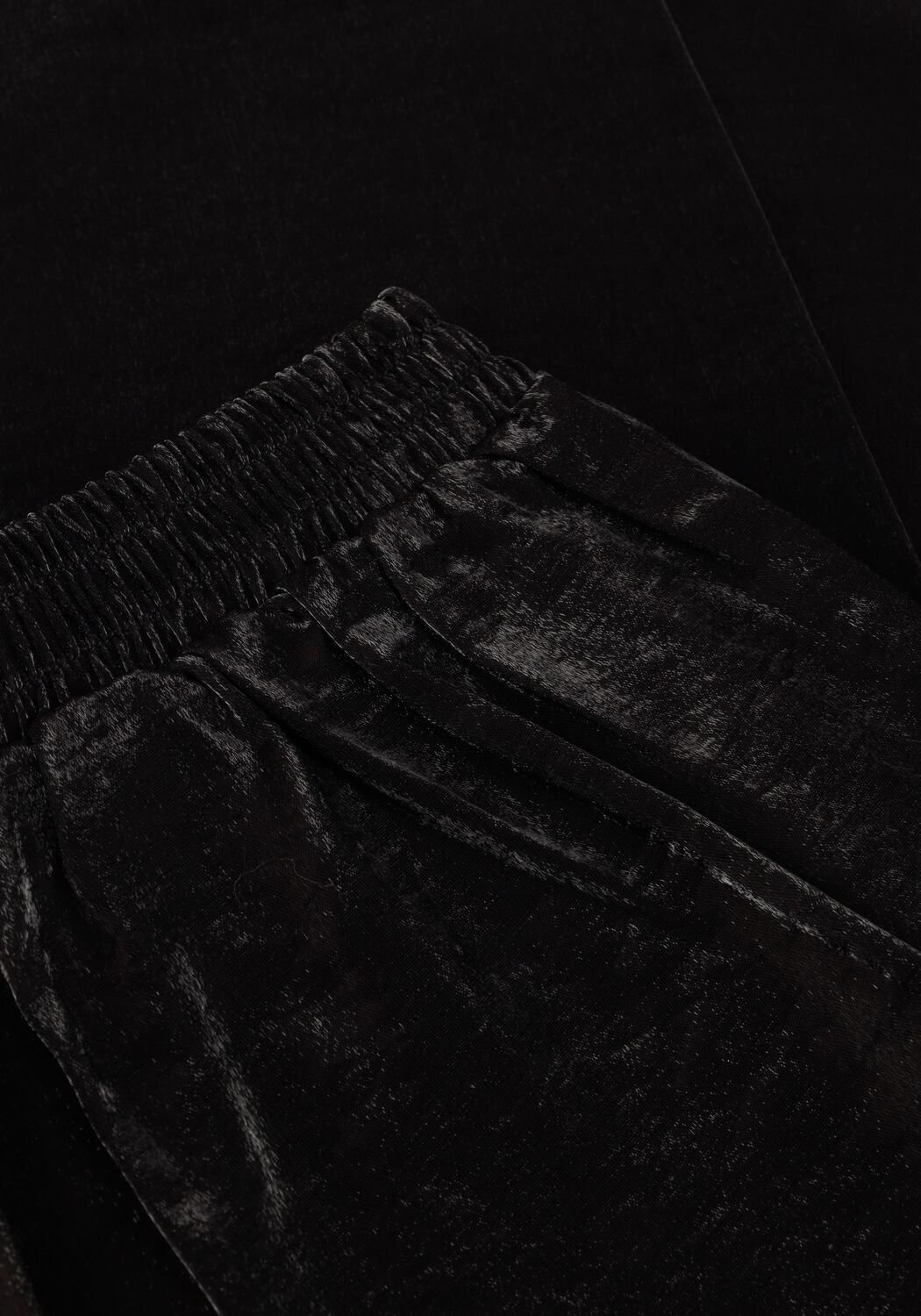 Schwarze NUKUS Hose JOSEPHINE PANTS SHINY - large