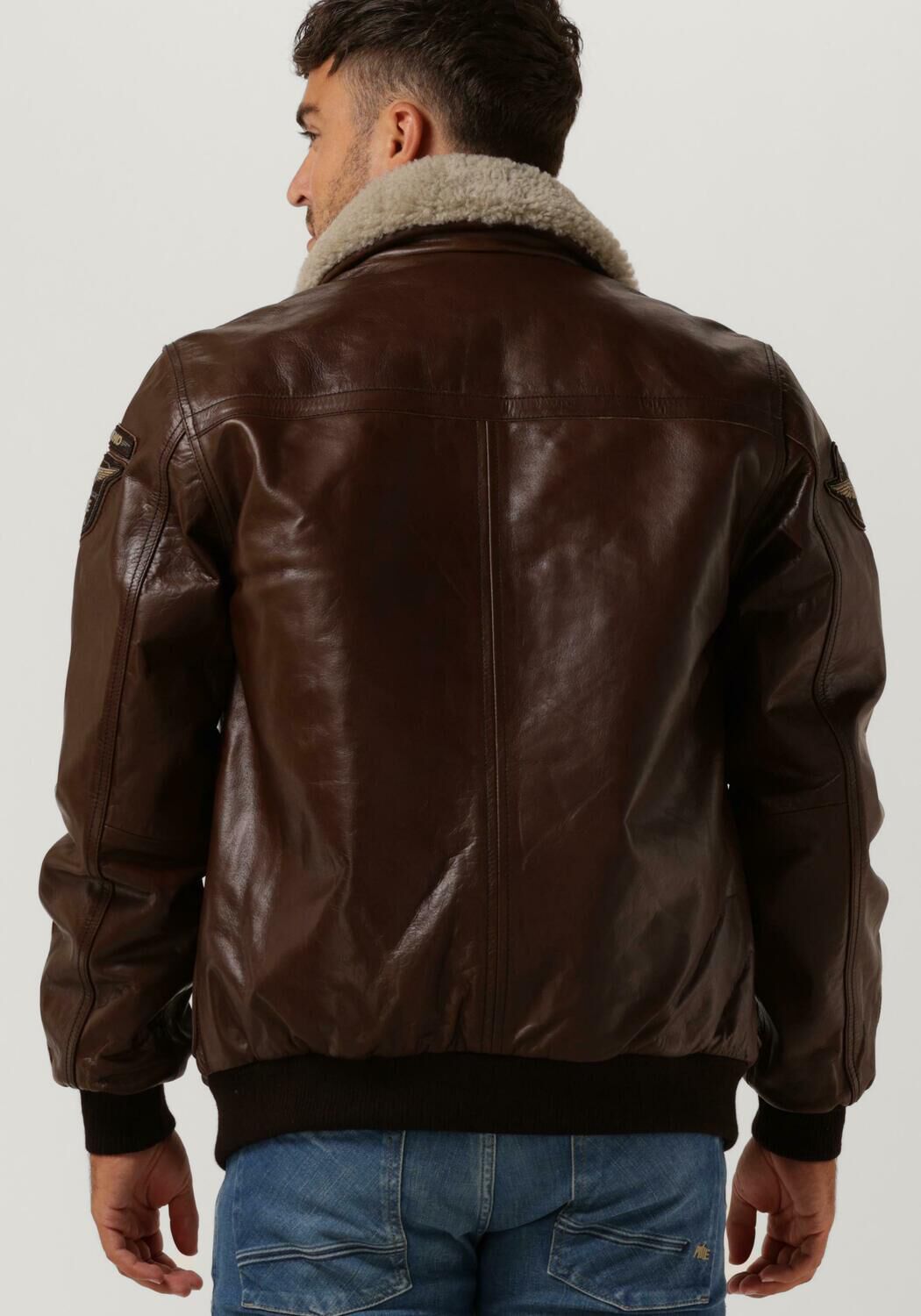 braune pme legend lederjack bomber jacket hudson buff leather