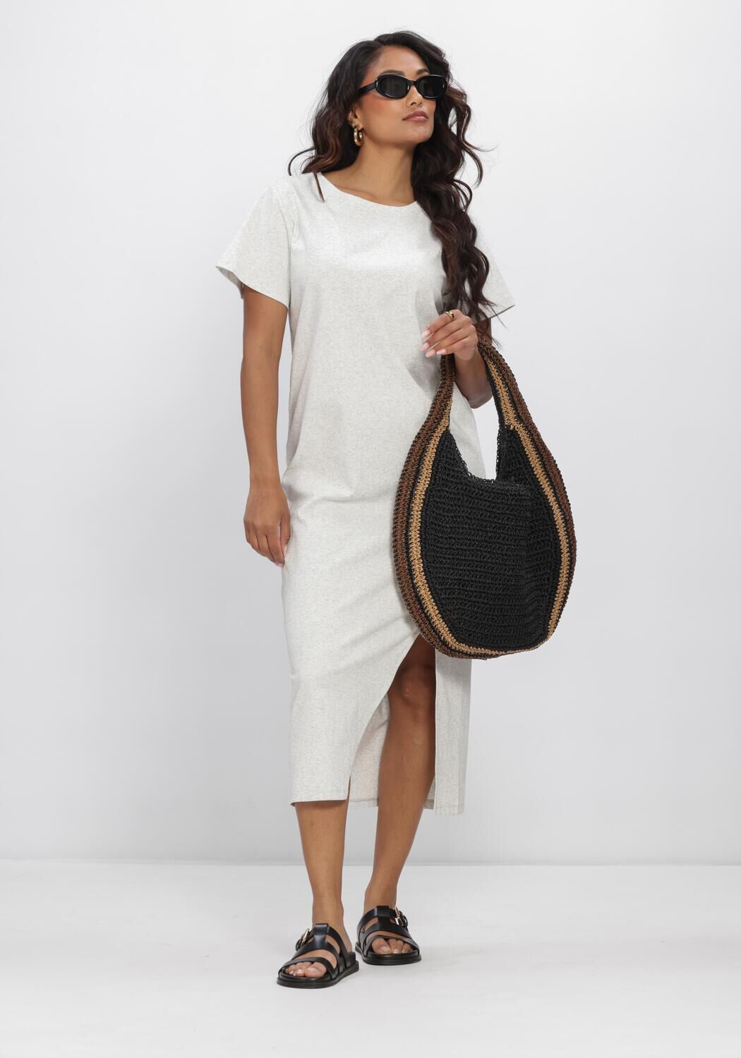 Graue AIMEE THE LABEL Kleider NALAS6 DRESS - large