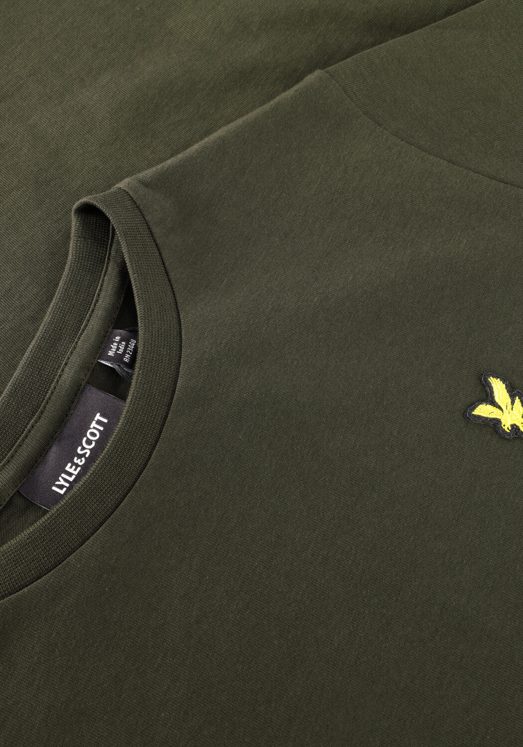 Dunkelgr&uuml;n LYLE & SCOTT T-shirt PLAIN T-SHIRT - large