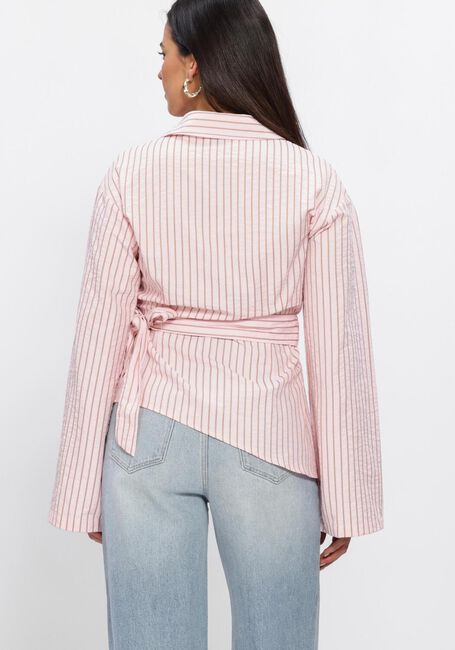 Rosane NEO NOIR Blusen TIFUNA STRIPE WRAP SHIR - large