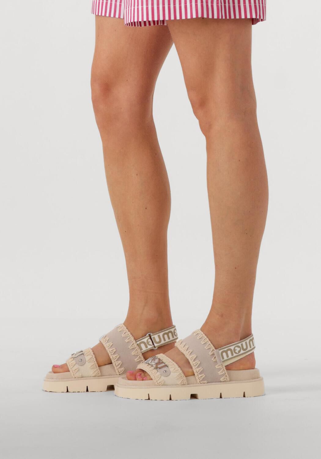 Graue MOU Flache Sandalen BIO SANDAL - large