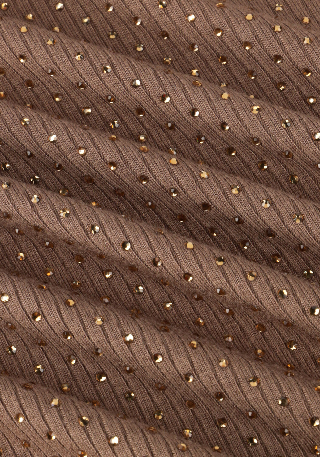 Taupe NUKUS Tops & T-shirts PUCK TOP STRASS - large