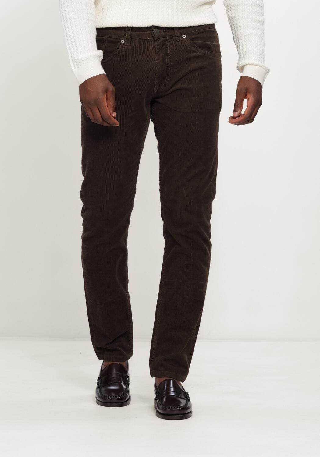 Braune MATINIQUE Slim fit jeans MAPETE - large