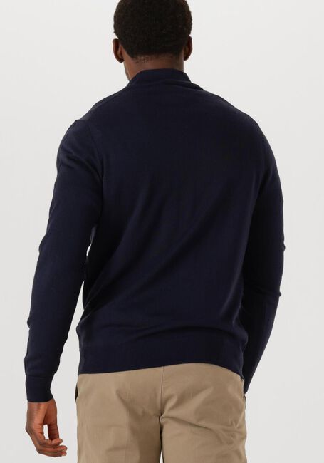Dunkelblau PROFUOMO Pullover PULLOVER HALF ZIP MERINO - large