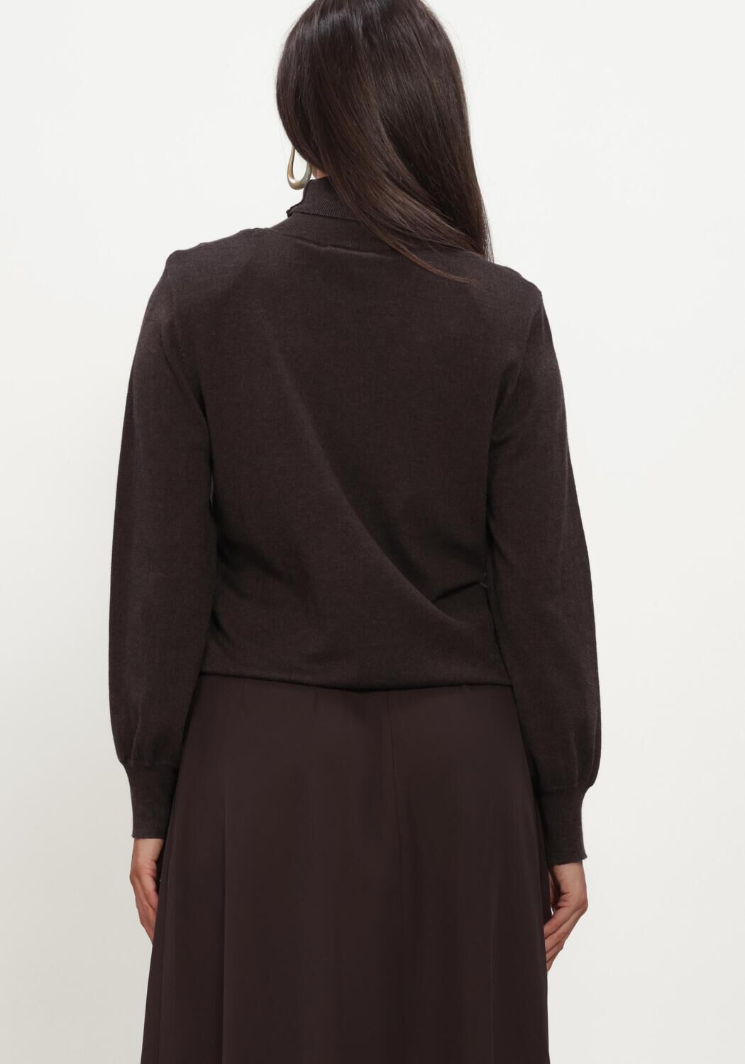 Braune CO'COUTURE Pullover CORYCC PADDED ROLL-NECK KNIT - large