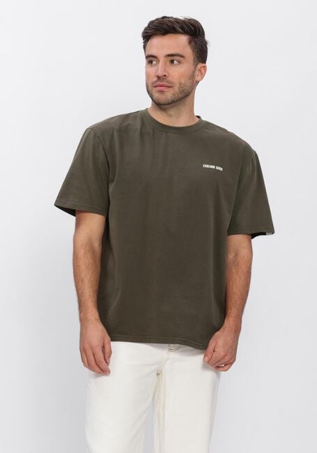 Gr&uuml;ne ANERKJENDT T-shirt AKVILLADS ITALIEN COFFEE SS TEE - large