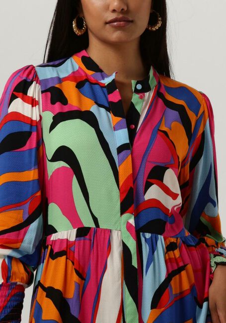 Mehrfarbige/Bunte Y.A.S. Midikleid YASALIRA LS LONG SHIRT DRESS S. NOOS - large